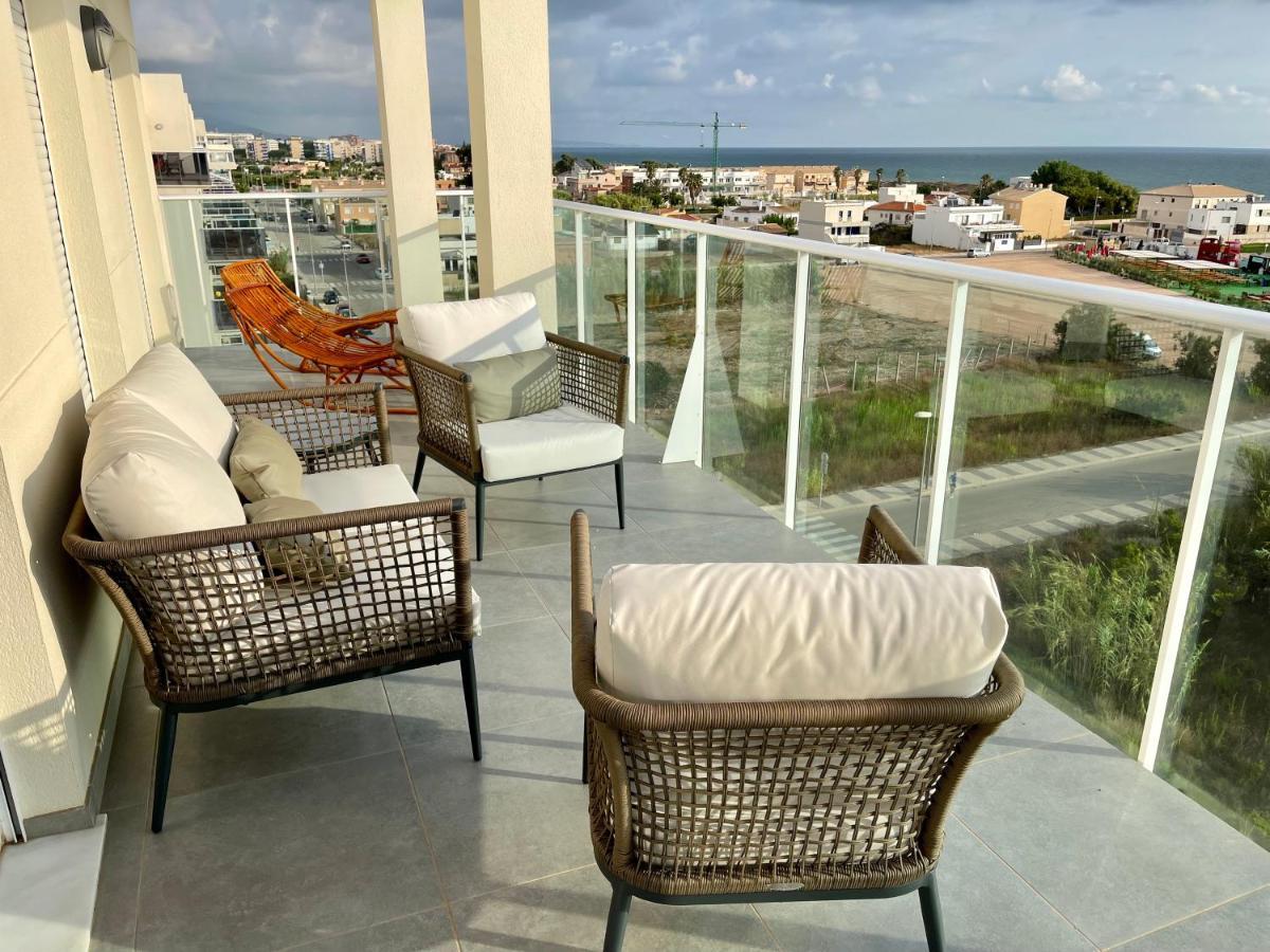 Beautiful Penthouse With Pool And Wonderful Beach View 奥利瓦 外观 照片